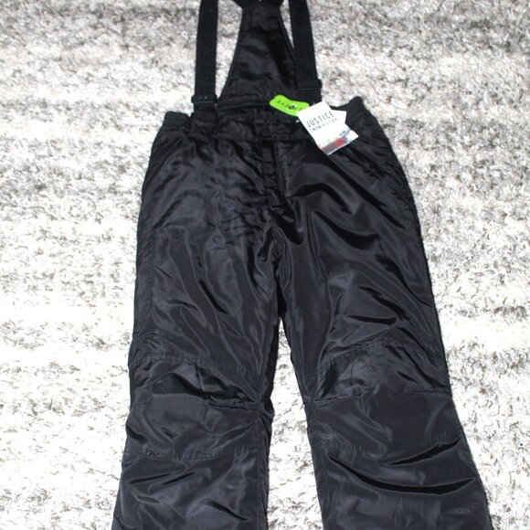 Justice Girl's Snow Gear 2 in 1 Snow Pants Black Size 12 Made For Adventures NWT - Picture 1 of 6